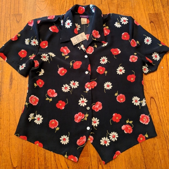 Resource Tops - NWT Vintage Resource Button Up Blouse